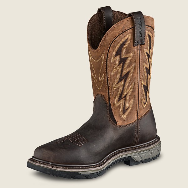 Botas de Trabajo Red Wing Hombre Marrom - Rio Flex - 11-Inch Waterproof Soft Toe Pull-On - 708-VWTAE